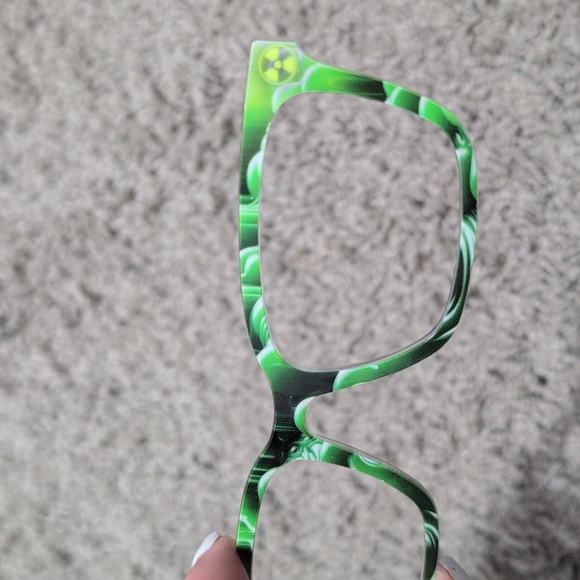 Pair Eyewear Larkin Magnetic Topper Green Hazard Biohazard - Picture 3 of 5
